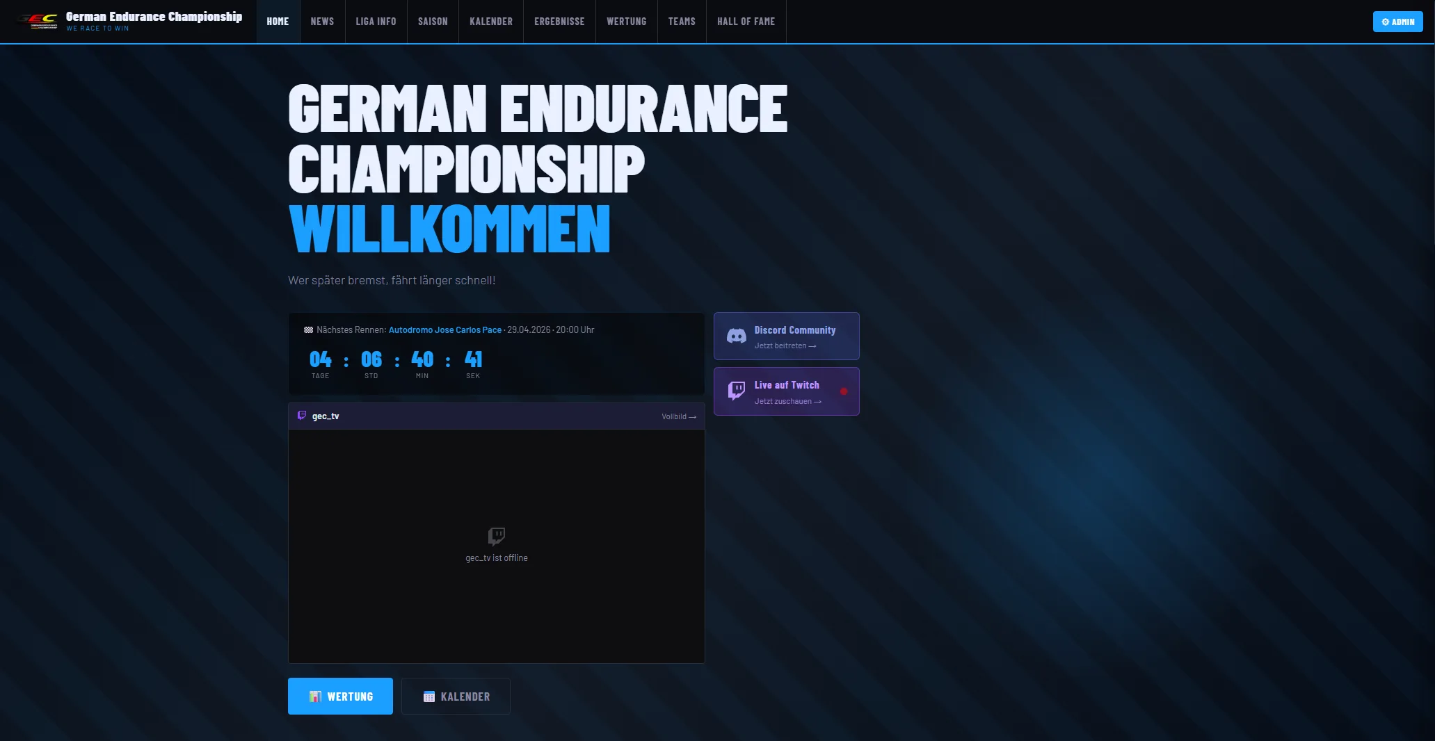 SimRacing Manager